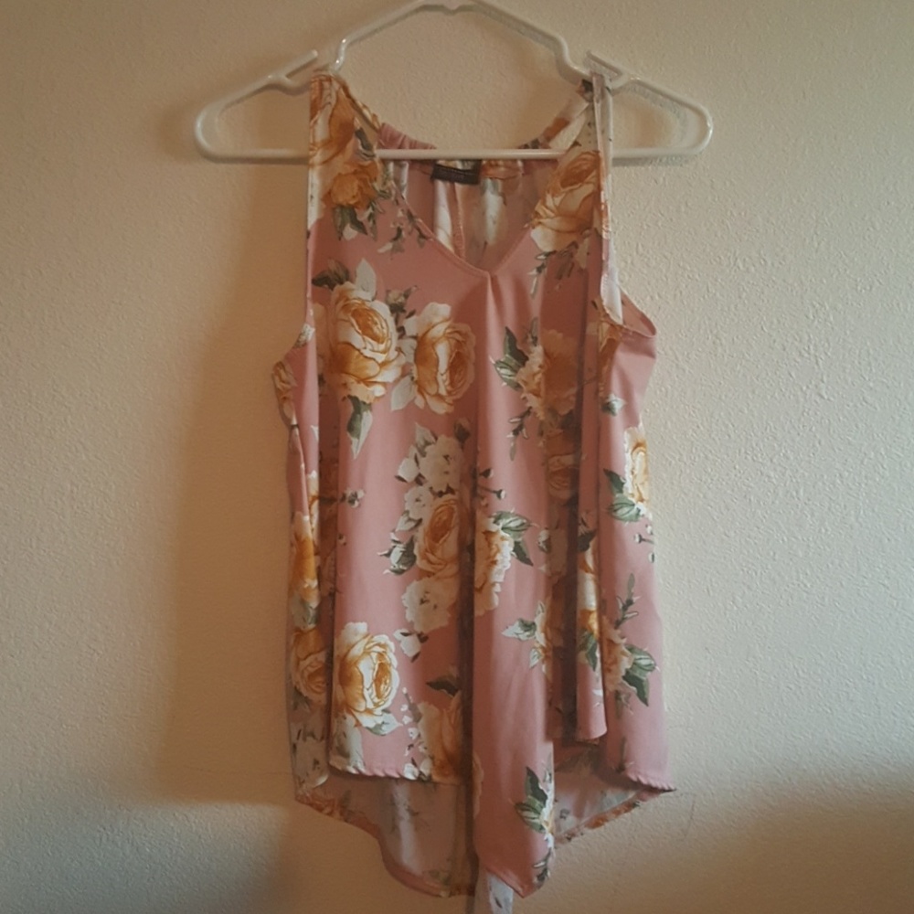 White rose and pink background top